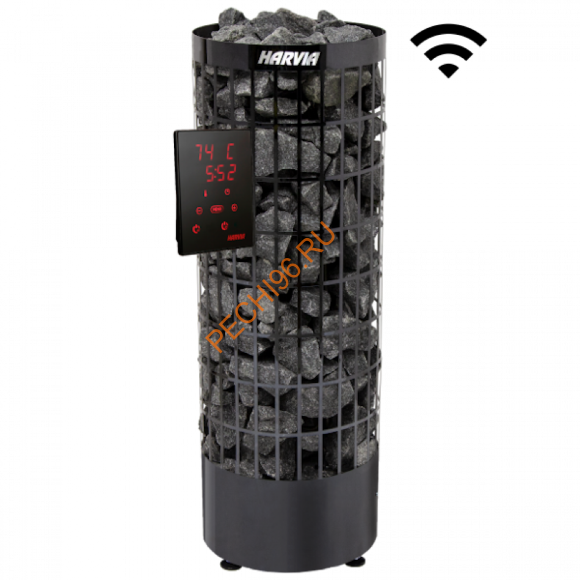 Электрическая печь Harvia Cilindro PC90XE Black Steel + CX001WiFi