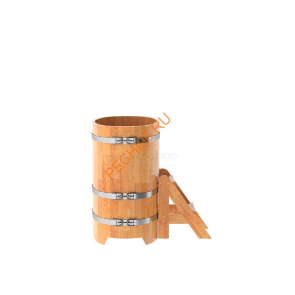Купель для бани BentWood овальная из сращённой лиственницы, 0,59х1,06 м Купель для бани BentWood овальная из сращённой лиственницы, 0,59х1,06 м