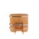 Купель для бани BentWood овальная из сращённой лиственницы, 0,59х1,06 м