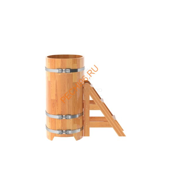 Купель для бани BentWood овальная из сращённой лиственницы, 0,59х1,06 м Купель для бани BentWood овальная из сращённой лиственницы, 0,59х1,06 м