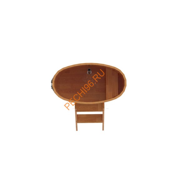 Купель для бани BentWood овальная из сращённой лиственницы, 0,59х1,06 м Купель для бани BentWood овальная из сращённой лиственницы, 0,59х1,06 м