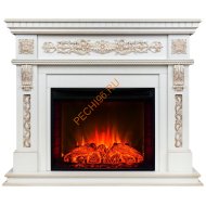 Электрокамин RealFlame Estella 25,5/26 WT c очагом Evrika 25,5 LED Электрокамин RealFlame Estella 25,5/26 WT c очагом Evrika 25,5 LED