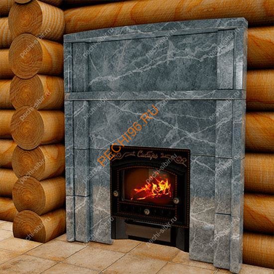 Портал для банной печи Сибирь (700х700) Талькомагнезит, рваный камень Портал для банной печи Сибирь (700х700) Талькомагнезит, рваный камень