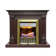 Электрокамин Dimplex Dallas с очагом Danville Antique Brass FB2 темный дуб Электрокамин Dimplex Dallas с очагом Danville Antique Brass FB2 темный дуб