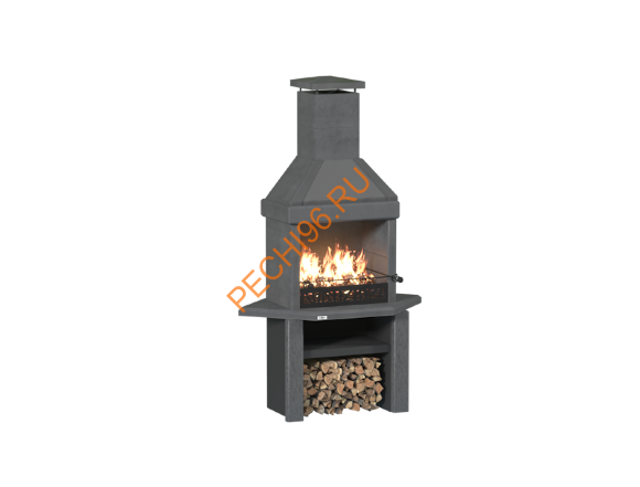 Печь-барбекю угловая Принц Графит в Нижнем Новгороде