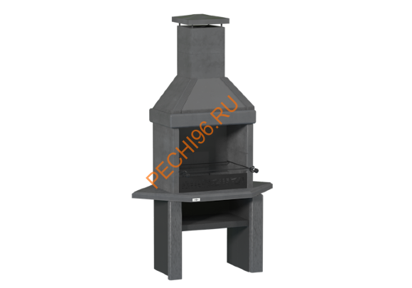 Печь-барбекю угловая Принц Графит в Нижнем Новгороде