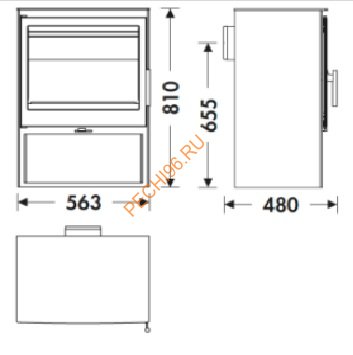 Печь-камин Panadero Saphir Печь-камин Panadero Saphir
