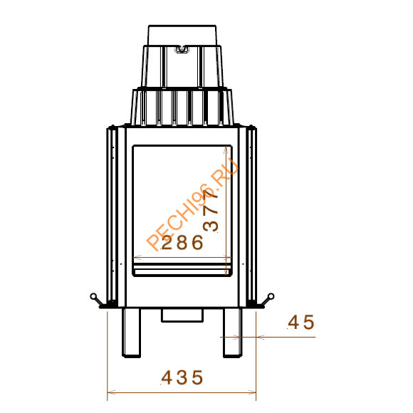 Каминная топка Liseo Castiron LCI 11 GDF Каминная топка Liseo Castiron LCI 11 GDF