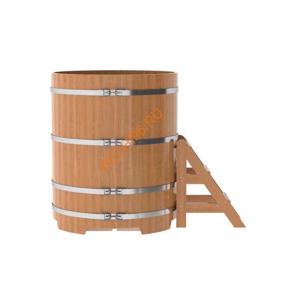 Купель для бани BentWood круглая из дуба Премиум, D1,17м