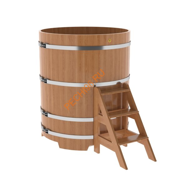 Купель для бани BentWood круглая из дуба Премиум, D1,17м