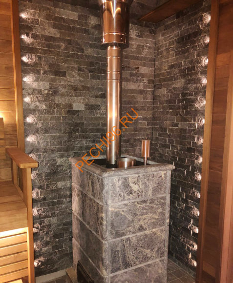 Плитка талькокварцит Рваный камень 150*40*25 мм