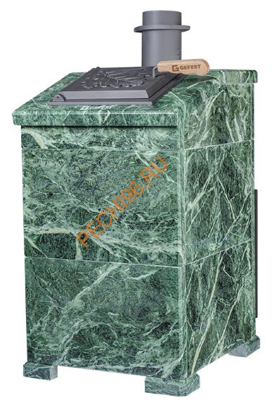 Печь банная Гефест GFS ЗК 18М в облицовке Президент 830/40 Змеевик