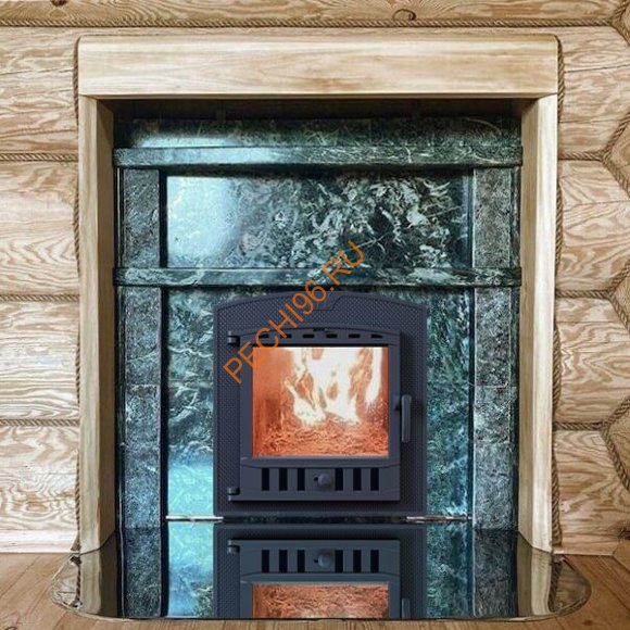 Печь банная Гефест GFS ЗК 18М в облицовке Президент 830/40 Змеевик