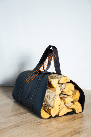 Дровница-сумка Fire&Wood Vienna, экокожа черная Дровница-сумка Fire&Wood Vienna, экокожа черная