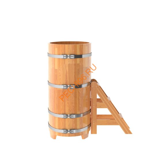 Купель для бани BentWood овальная из сращённой лиственницы, 0,69х1,31 м Купель для бани BentWood овальная из сращённой лиственницы, 0,69х1,31 м