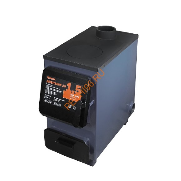 Котел отопительный твердотопливный Добрыня 10 (6 кВт) Котел отопительный твердотопливный Добрыня 10 (6 кВт)