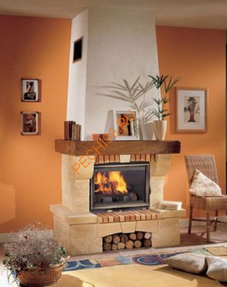 Дровяной камин CHAZELLES Rochette с топкой С700L Дровяной камин CHAZELLES Rochette с топкой С700L