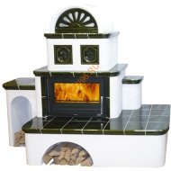 Печь-камин ABX Oxford стальная вставка 15кВт (ТО 7кВт)