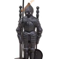 Каминный набор D50011ВК (К3050В) Рыцарь черный