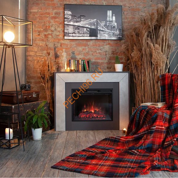 Электрокамин RealFlame Jersey 25,5 с очагом Sparta 25,5 LED