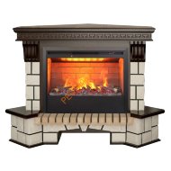 Электрокамин RealFlame Stone Corner new 26/HL с очагом 3D Helios 26 Электрокамин RealFlame Stone Corner new 26/HL с очагом 3D Helios 26