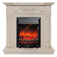 Электрокамин RealFlame Dacota WT с очагом Fobos Lux BL Электрокамин RealFlame Dacota WT с очагом Fobos Lux BL