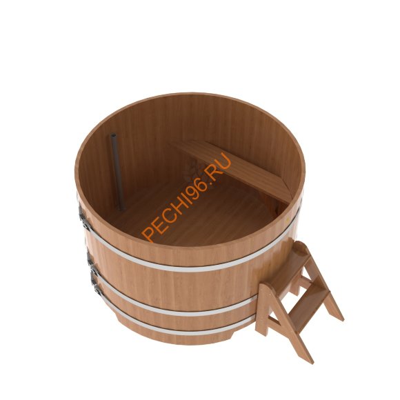 Купель для бани BentWood круглая из дуба Премиум, D1,5 м