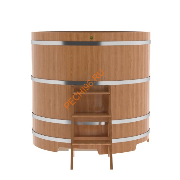 Купель для бани BentWood круглая из дуба Премиум, D1,5 м