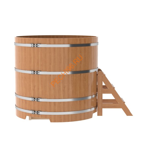 Купель для бани BentWood круглая из дуба Премиум, D1,5 м