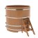 Купель для бани BentWood круглая из дуба Премиум, D1,5 м
