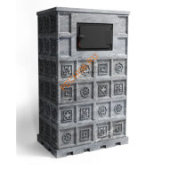 Печь банная KLOVER KLV RT 100-RV Талькомагнезит Изразцы 310S с прямыми углами