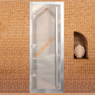 Дверь в хамам стеклянная Арта Премьер Арт 60G Арка, коробка алюминий с порогом Дверь в хамам стеклянная Арта Премьер Арт 60G Арка, коробка алюминий с порогом