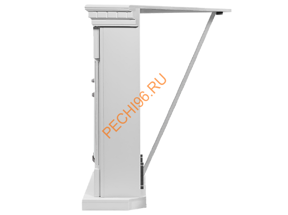 Электрокамин Electrolux Sphere Plus EFP/P-2720RLS с порталом Firelight Colonna 25U угловой, белый 