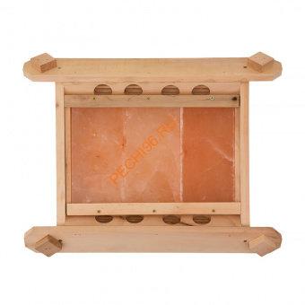 Абажур угловой ольха с гималайской солью 3 плитки 37х48 см