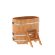 Купель для бани BentWood овальная из сращённой лиственницы, 0,76х1,16 м