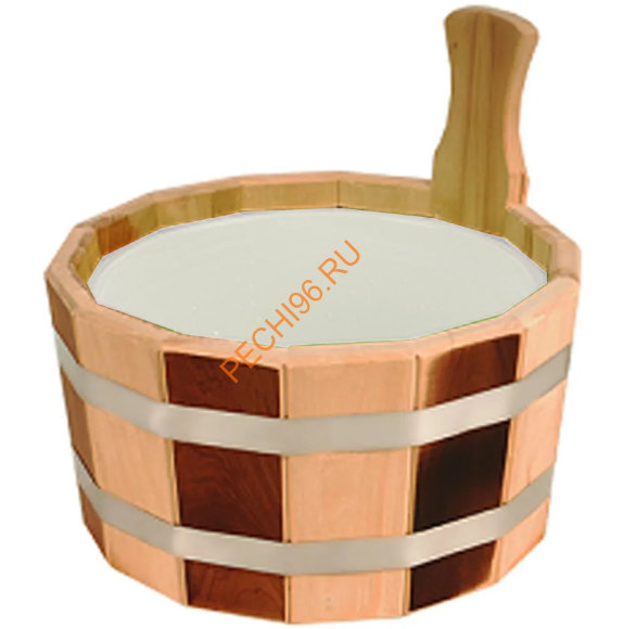 Шайка 5л Термо одноручная, пластиковая вставка