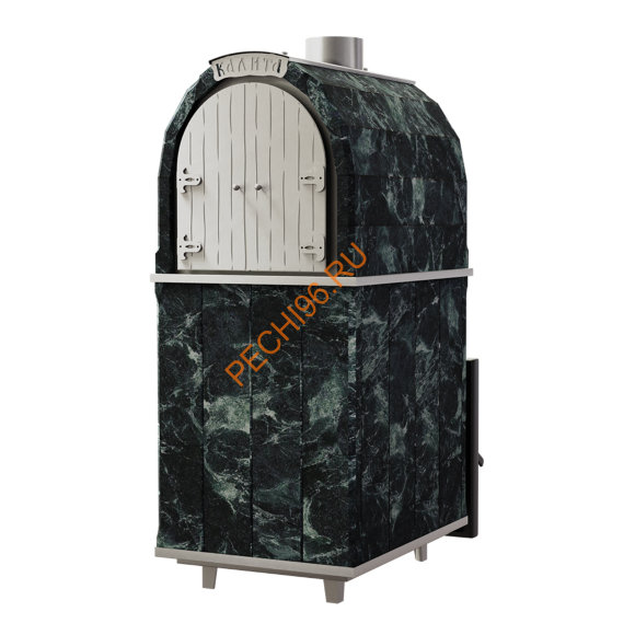 Печь банная Калита Арочная Pro Панорама чугунная, змеевик