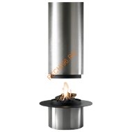 Камин Traforart DIAMANTE CENTRAL без стекла, черный