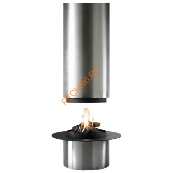 Камин Traforart DIAMANTE CENTRAL без стекла, черный