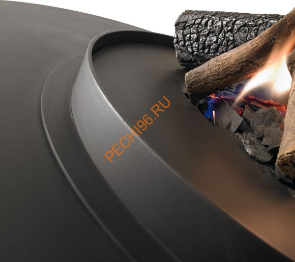 Камин Traforart DIAMANTE CENTRAL без стекла, черный