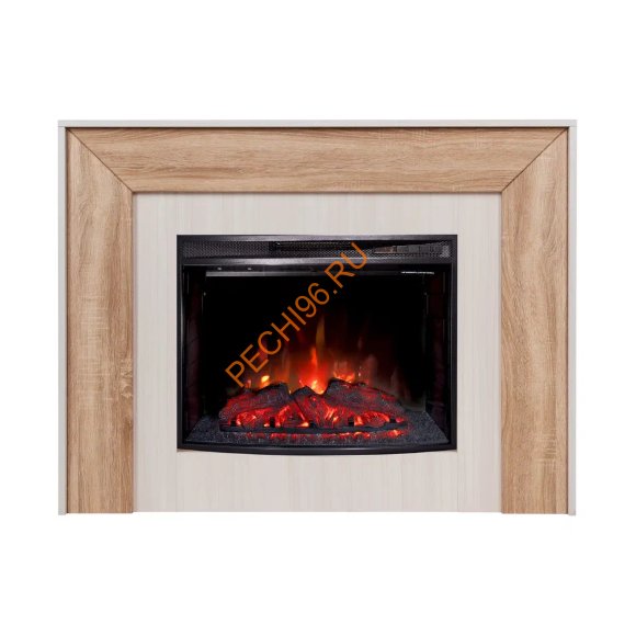 Электрокамин RealFlame Jersey 25,5 с очагом Evrika 25,5 LED