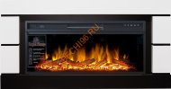 Электрокамин Royal Flame Modern белый с черным с очагом Vision 42 LOG LED Электрокамин Royal Flame Modern белый с черным с очагом Vision 42 LOG LED