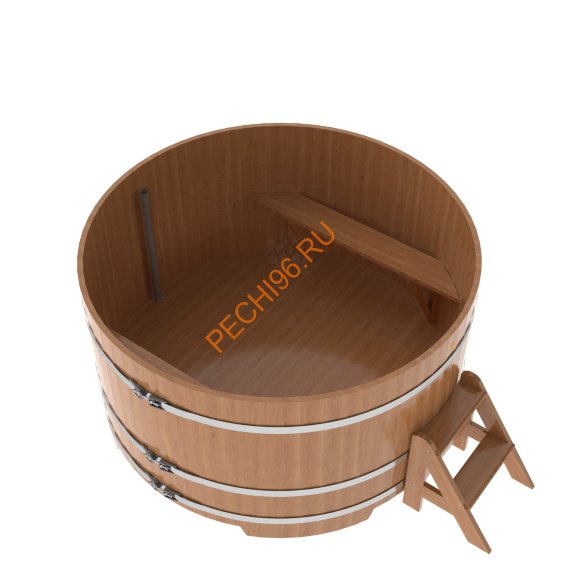 Купель для бани BentWood круглая из дуба Премиум, D1,8 м