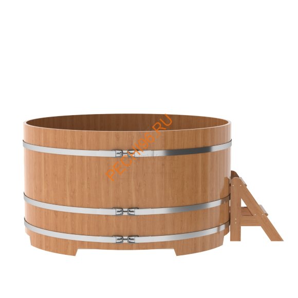 Купель для бани BentWood круглая из дуба Премиум, D1,8 м