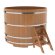Купель для бани BentWood круглая из дуба Премиум, D1,8 м