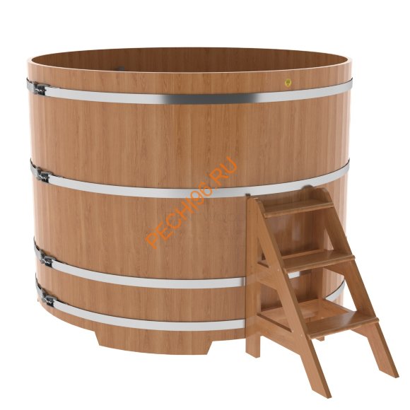 Купель для бани BentWood круглая из дуба Премиум, D1,8 м