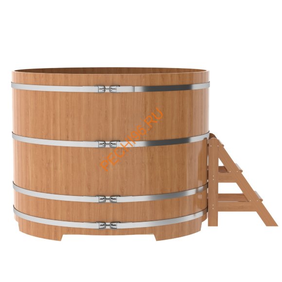 Купель для бани BentWood круглая из дуба Премиум, D1,8 м
