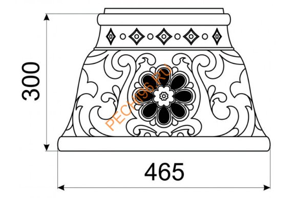 Конус КимрПечь Кострома, D200 Конус КимрПечь Кострома, D200