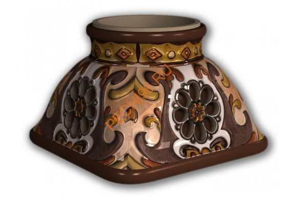 Конус КимрПечь Кострома роспись, D200 Конус КимрПечь Кострома роспись, D200