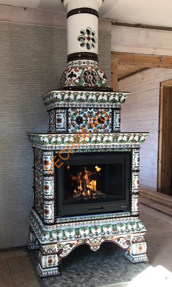 Конус КимрПечь Кострома роспись, D200 Конус КимрПечь Кострома роспись, D200